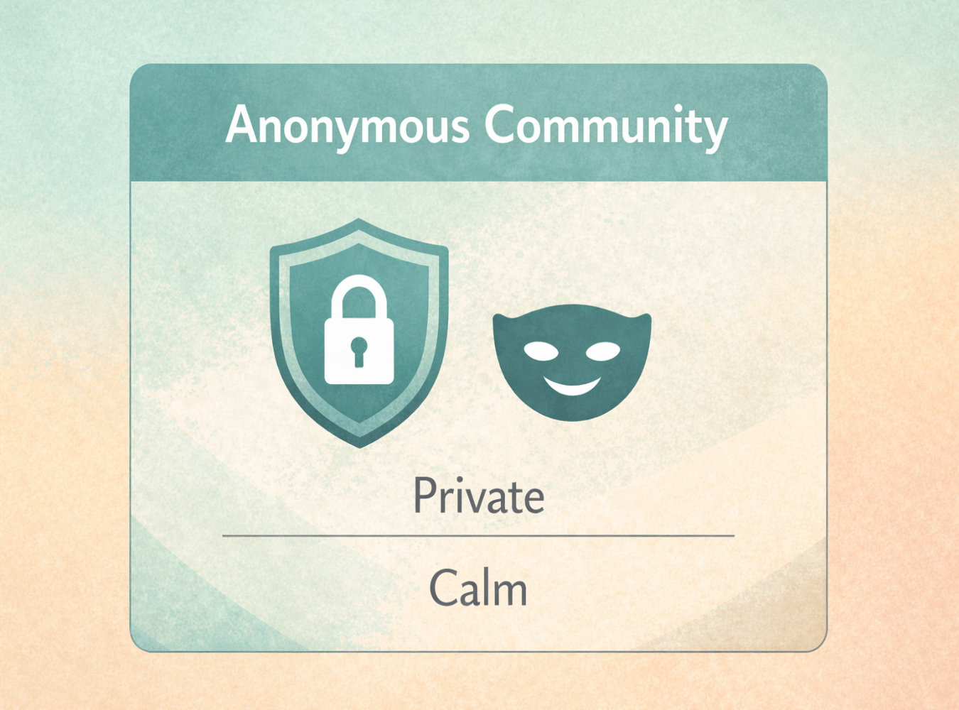 Journey Beyond Menopause is a private community where you can be anonymous.
