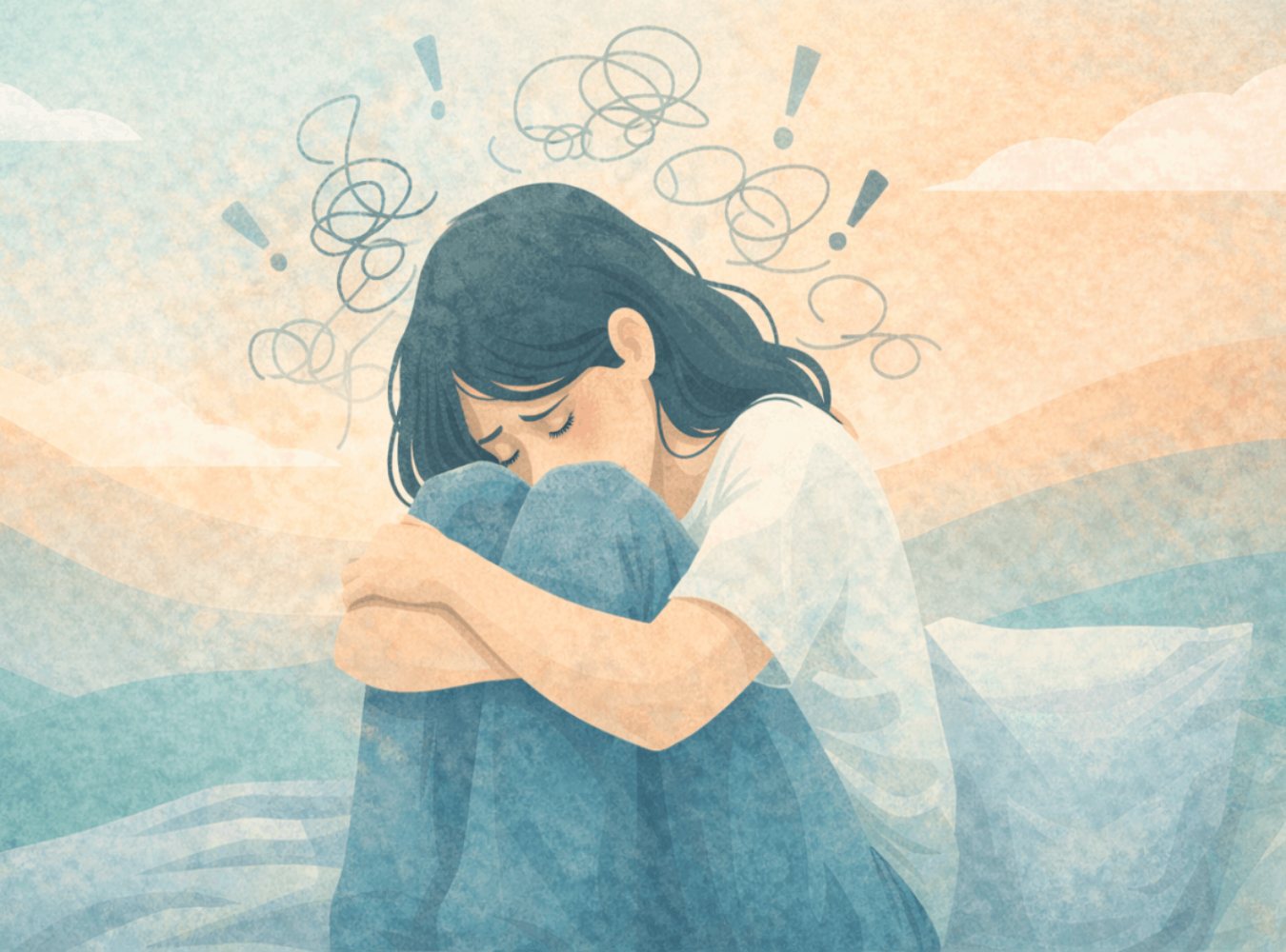 Woman thinking something is wrong with me and I don't know what, a common menopause experience